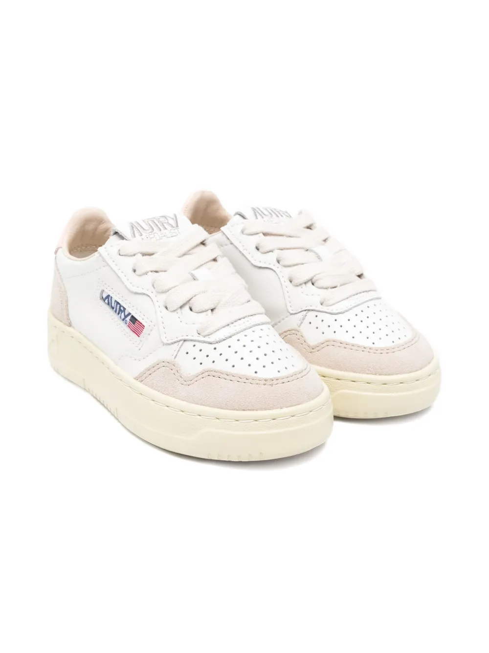 Autry Kids perforated leather sneakers White