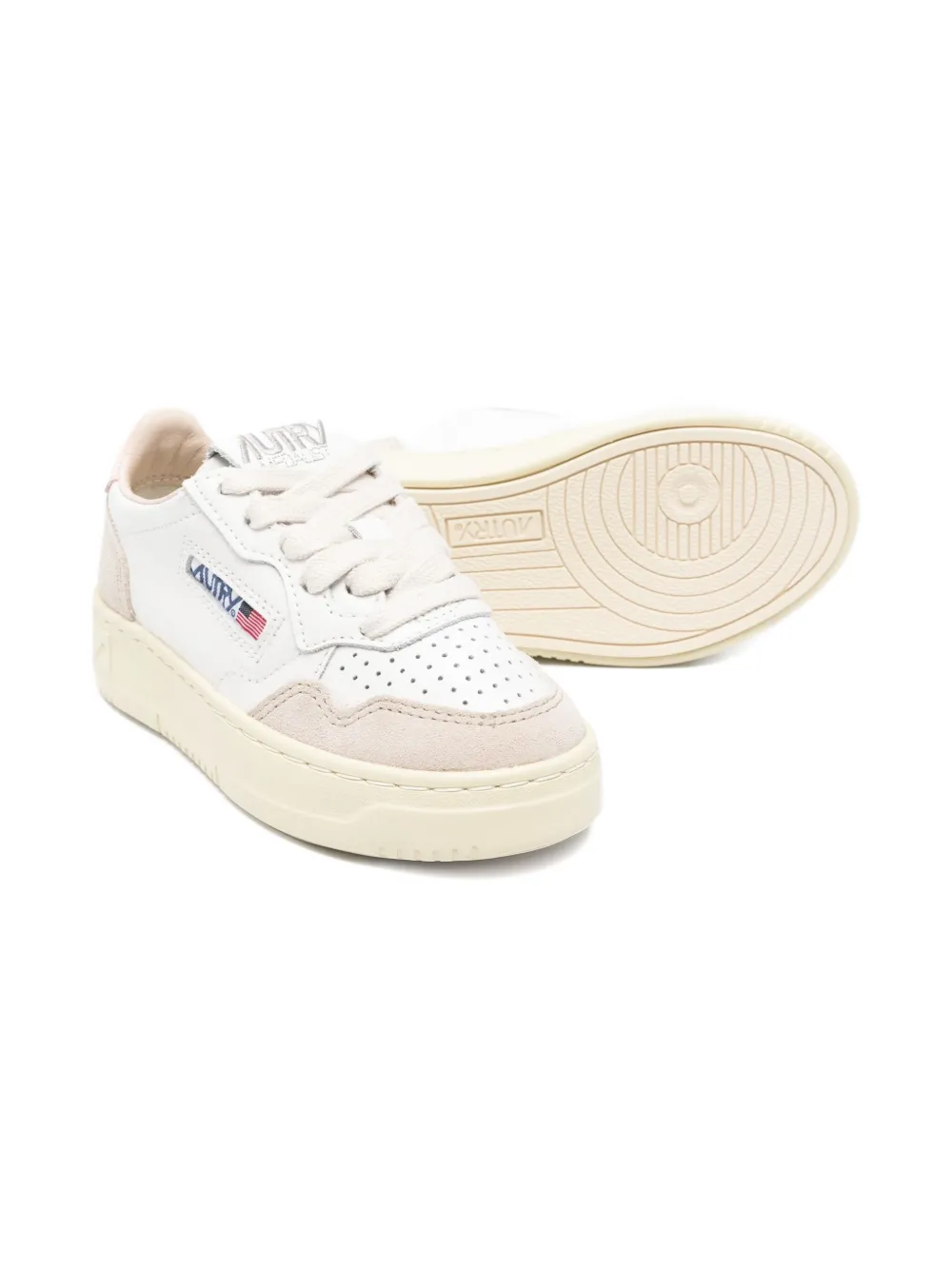 Autry Kids perforated leather sneakers White
