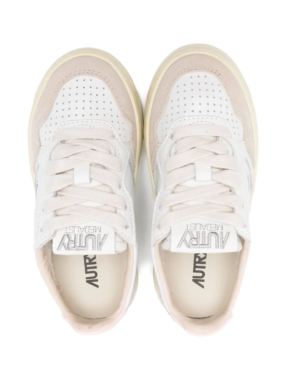 Autry Kids perforated leather sneakers White