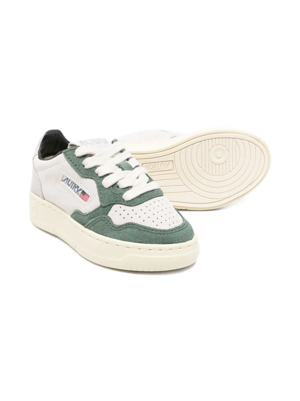 Autry Kids perforated leather sneakers | Girls Shoes | Image 2