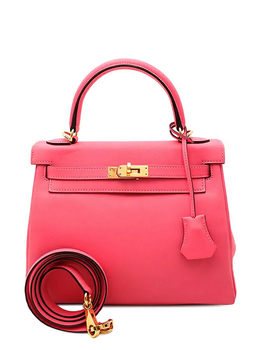 Hermès Pre-Owned 2019 Swift Kelly II Retourne 25 satchel | Pink | Image 1