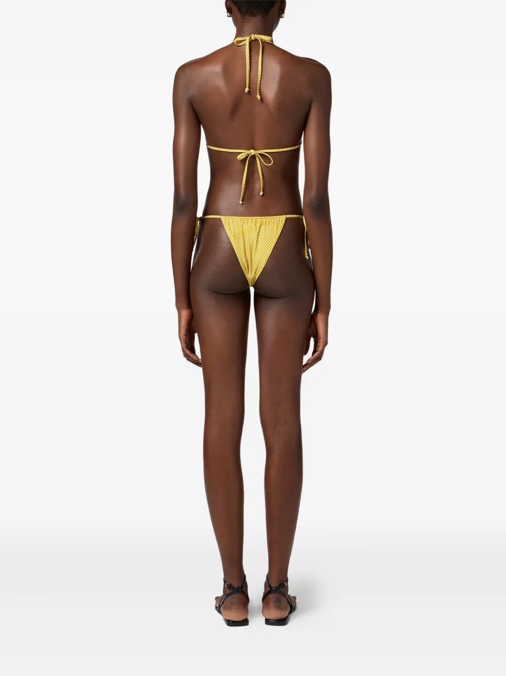 Elisabetta Franchi Bikini met stippen Geel