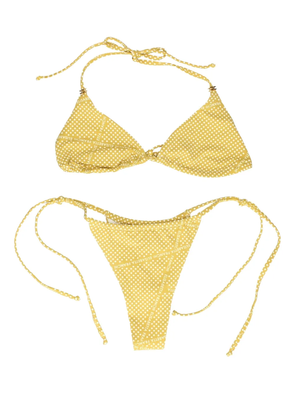 Elisabetta Franchi polka-dot bikini - Giallo