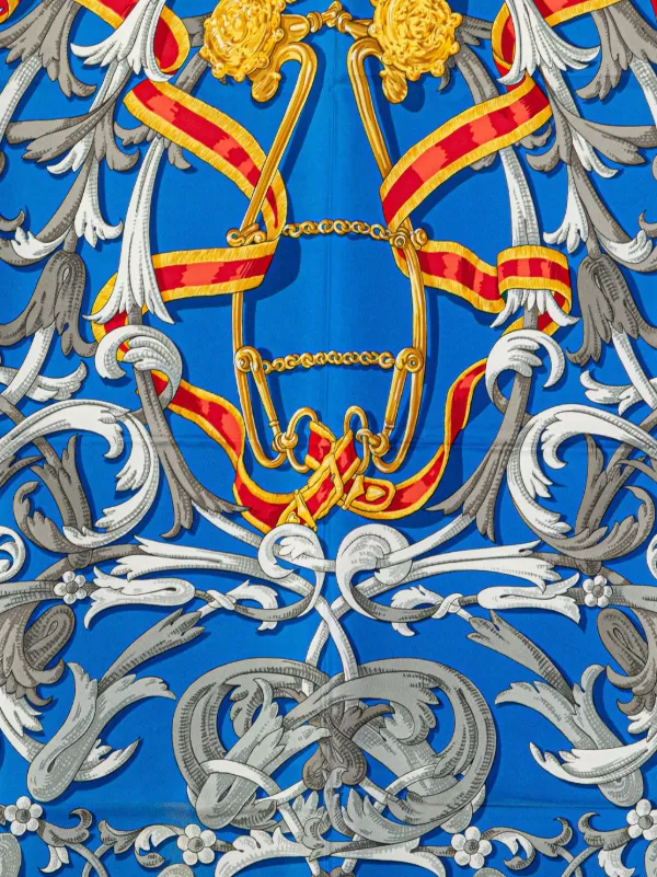 Hermès Pre-Owned 2000-2020 Le Mors A La Conetable Silk Scarf