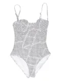 Elisabetta Franchi polka-dot swimsuit - White