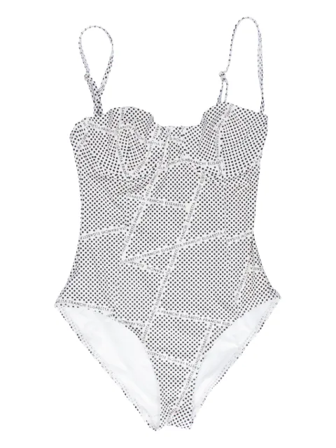 Elisabetta Franchi polka-dot swimsuit