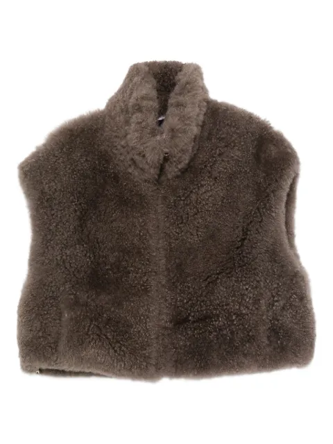 Liska high-neck gilet