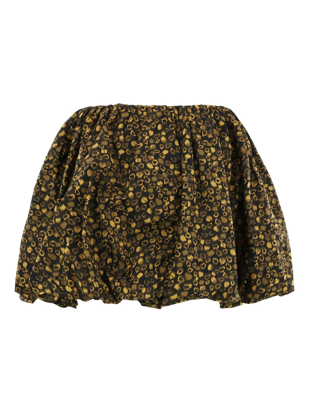 Ulla Johnson bubble-effect printed mini skirt | Brown | Image 1
