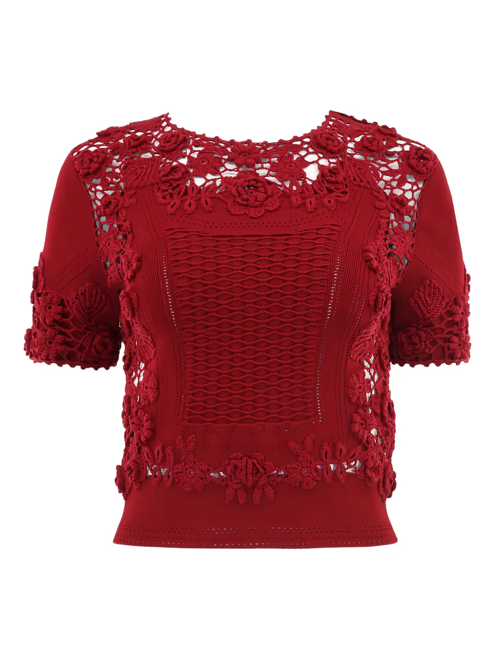Ulla Johnson Stella crochet-lace top | Red | Image 1