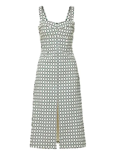 Veronica Beard Colleen geometric-print dress