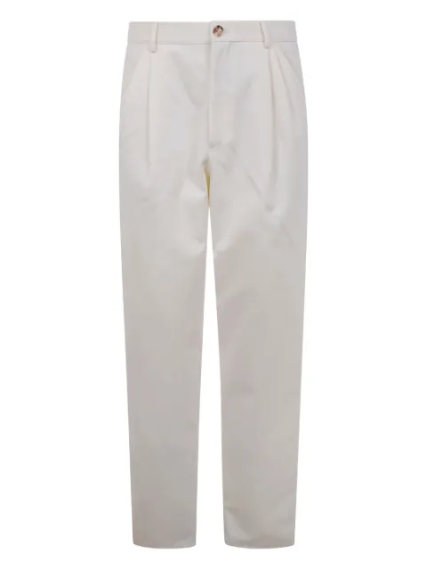Brunello Cucinelli pleated cotton trousers