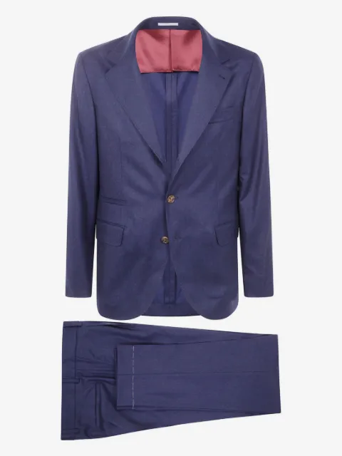 Brunello Cucinelli two-button wool suit