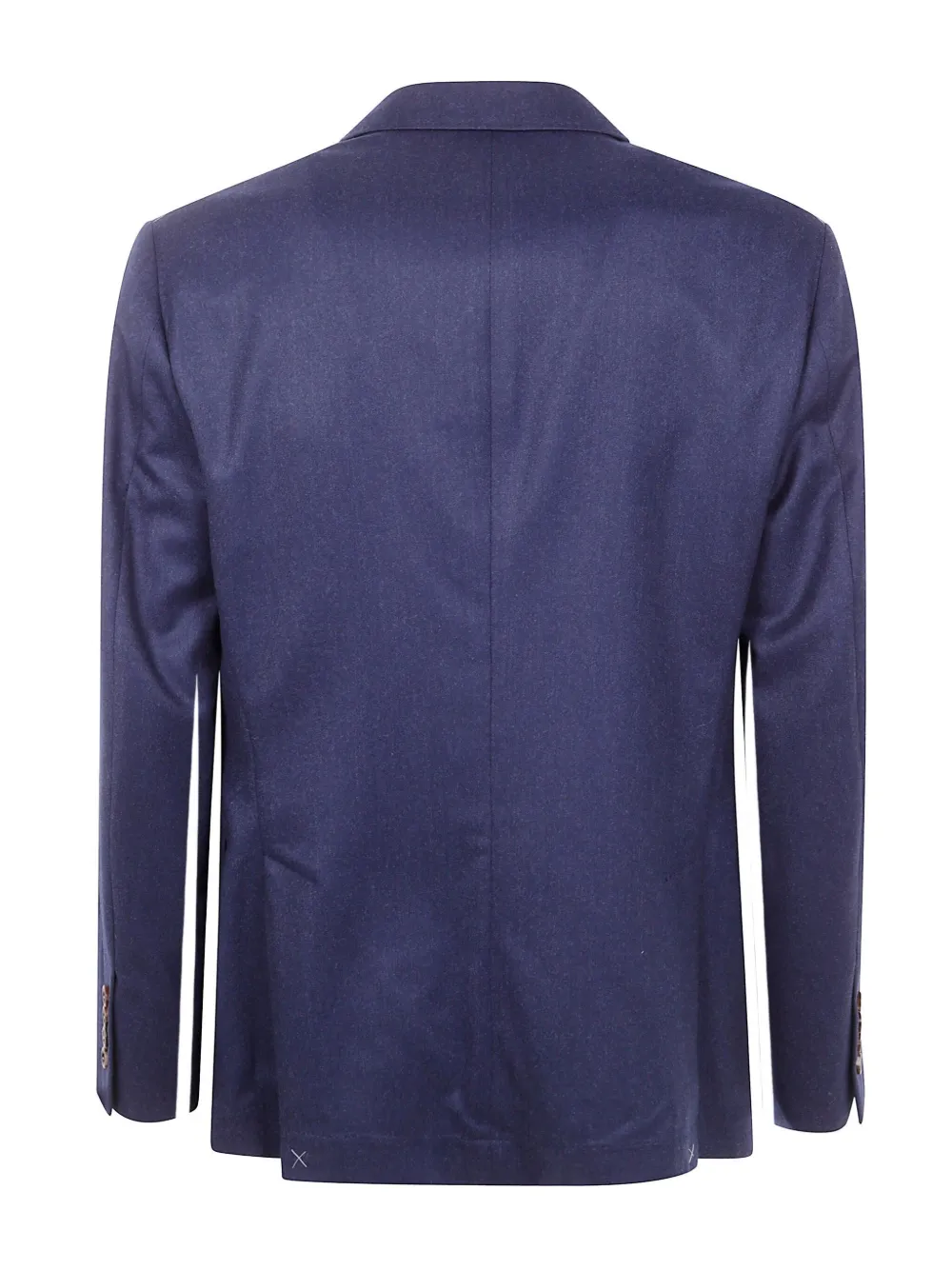 Brunello Cucinelli two-button wool suit Blauw