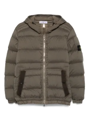 Stone Island キルティング ジャケット | グレー | FARFETCH JP