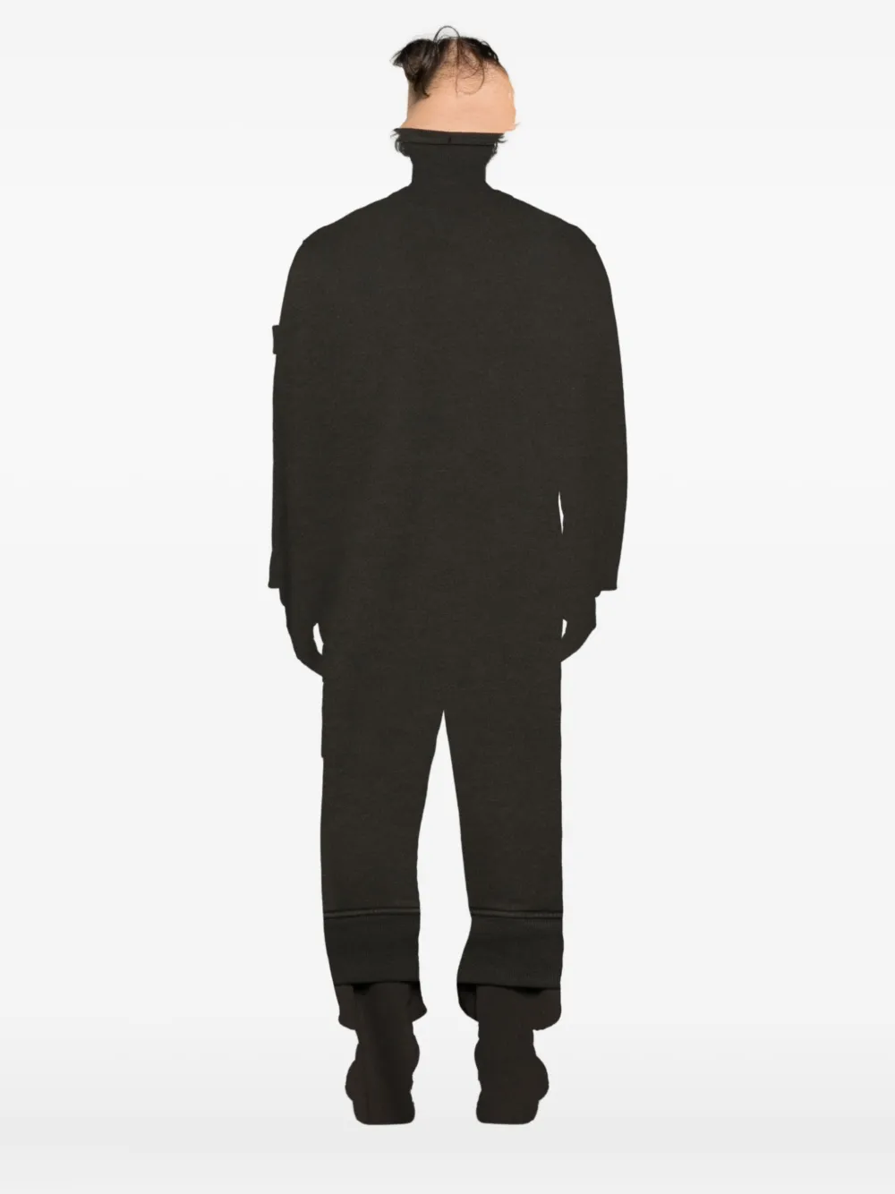 Stone Island Sweater met logopatch Grijs