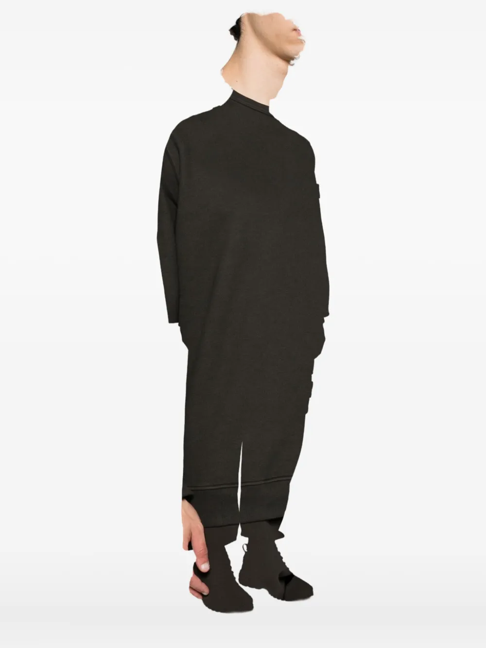 Stone Island Sweater met logopatch Grijs