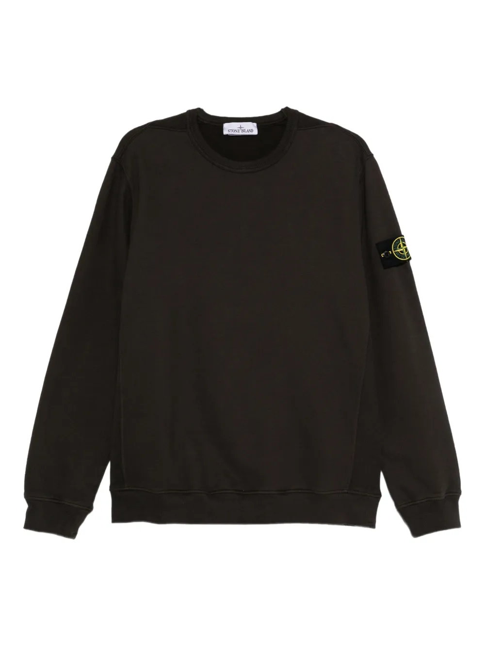 Stone Island Sweater met logopatch Grijs