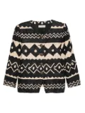 Saint Laurent Pre-Owned 1994 geometric-pattern linen jacket - Neutrals