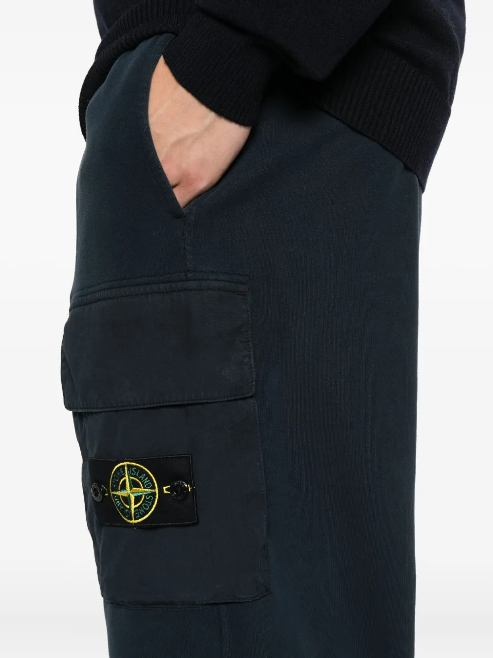 Stone Island cargo-pocket track pants Blauw