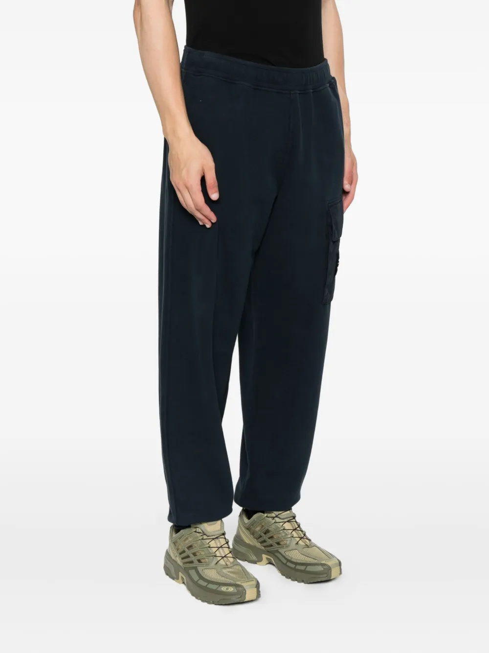 Stone Island cargo-pocket track pants Blauw