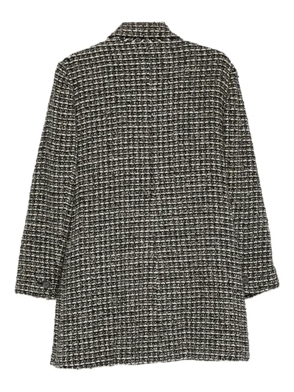Christian Dior Pre-Owned 1990s ツイードコート | ブラック | FARFETCH JP