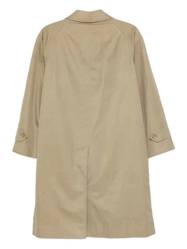 美品 Burberry PRESTIGE COLLECTION ロングコー90s Burberry Pre-Owned 1990s Pimlico raglan-sleeve Trench Coat