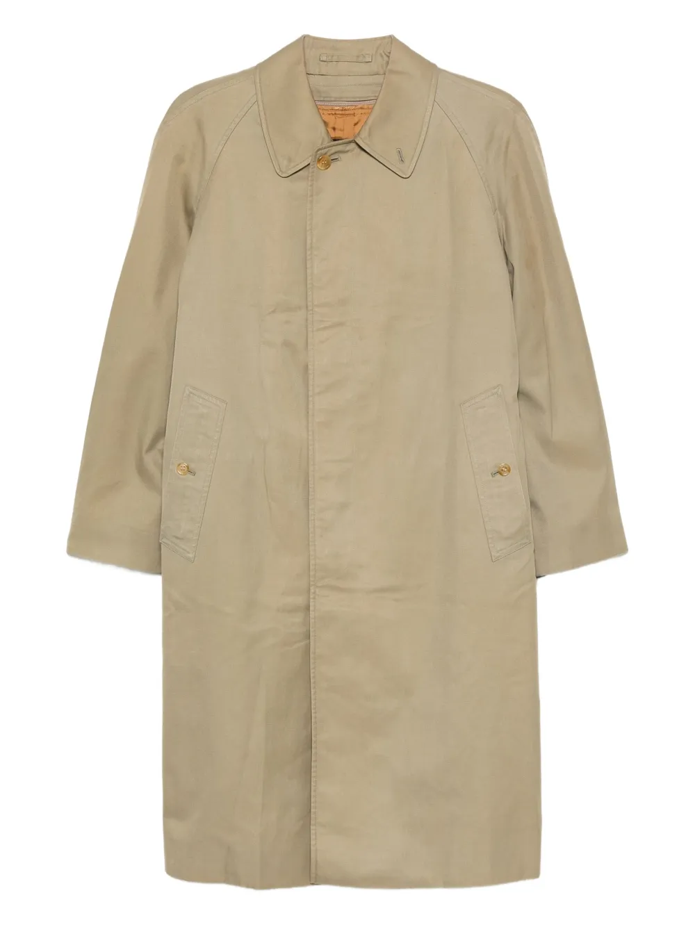 Burberry Pre-Owned 1990s Pimlico raglan-sleeve trench coat | Neutrals | Image 1