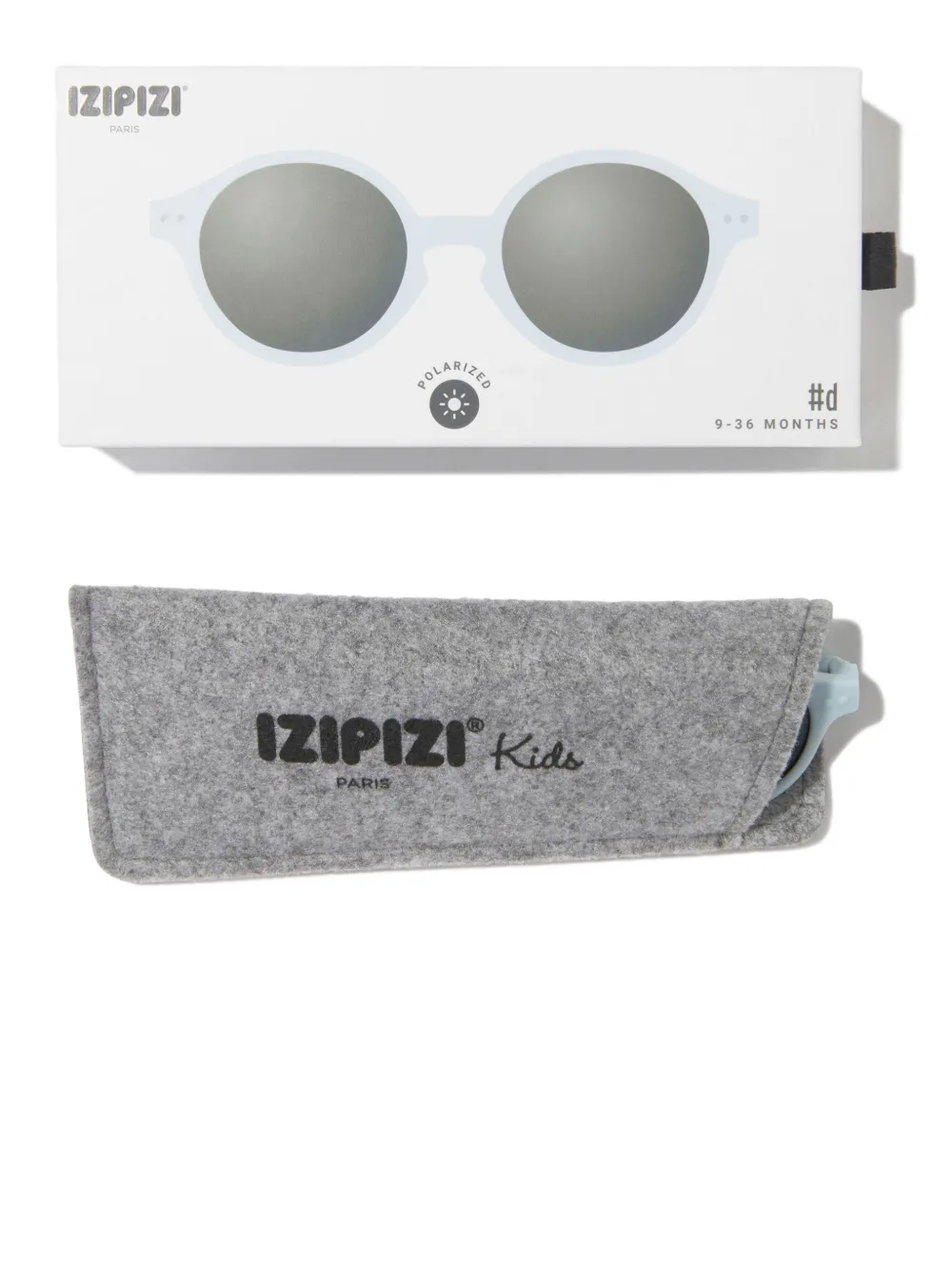 IZIPIZI KIDS Zonnebril met rond montuur Blauw