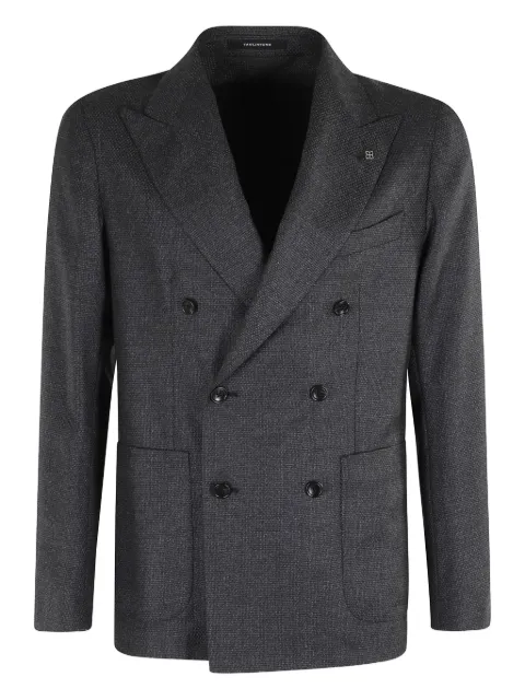 Tagliatore blazer con doble botonadura y bolsillo de parche