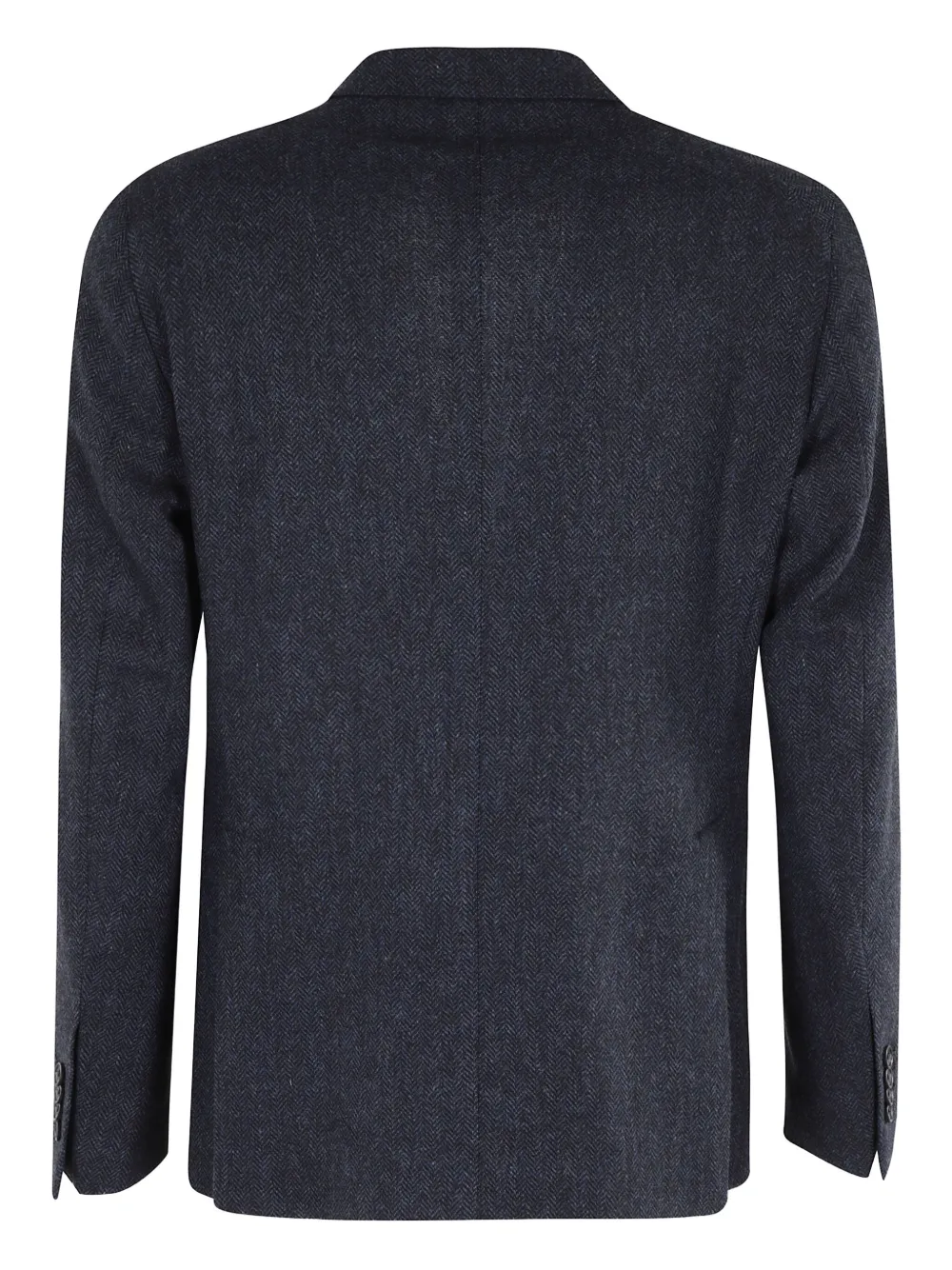 Tagliatore herringbone single-breasted blazer Blauw