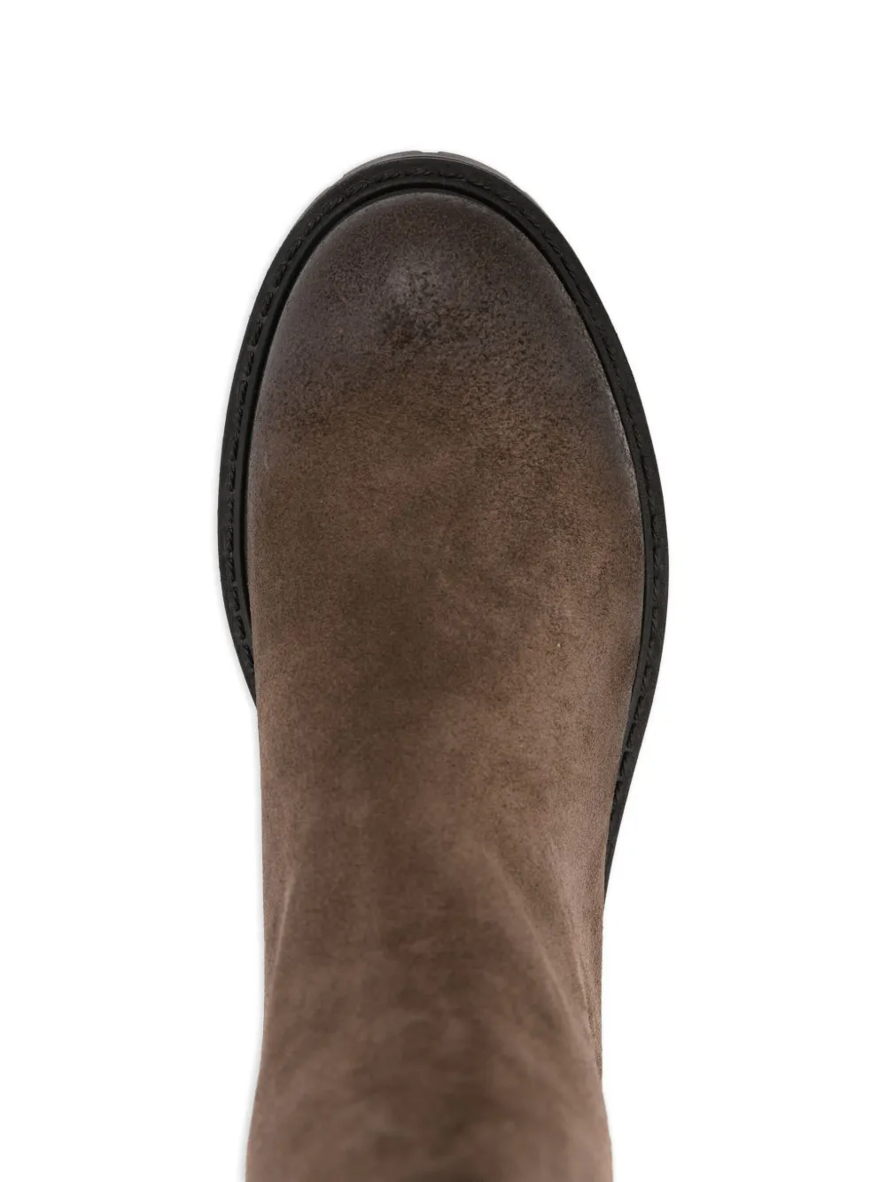 Metisse elastic-panel suede Chelsea boots Brown