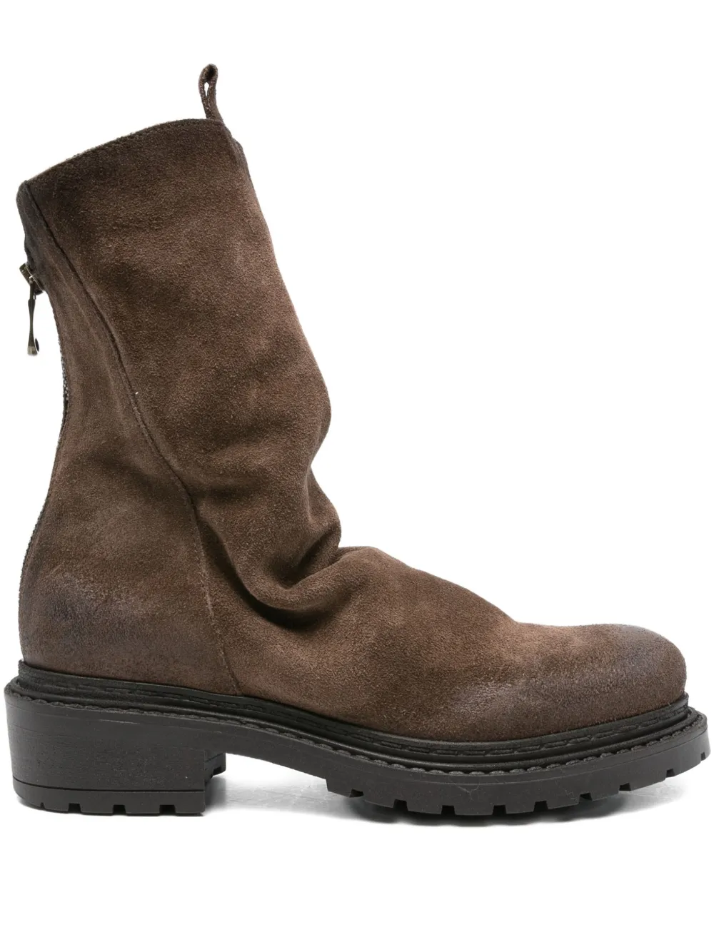 Metisse 40mm slouch calf-suede boots Brown