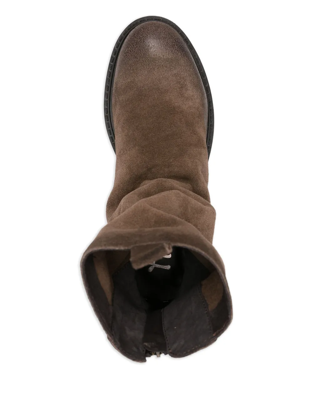Metisse 40mm slouch calf-suede boots Brown