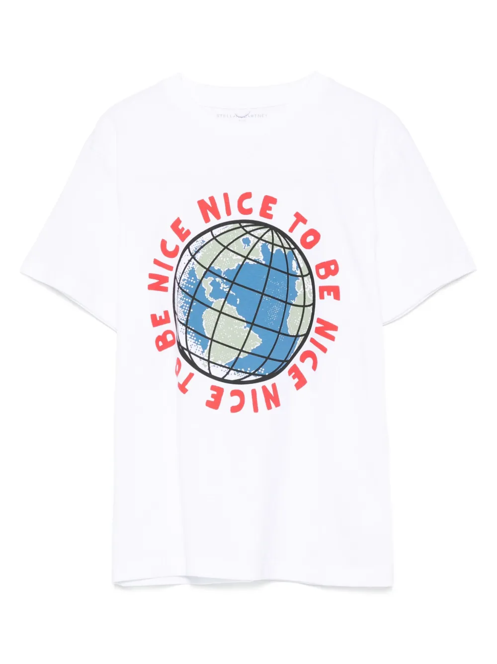 Stella McCartney Kids T-shirt met print Wit