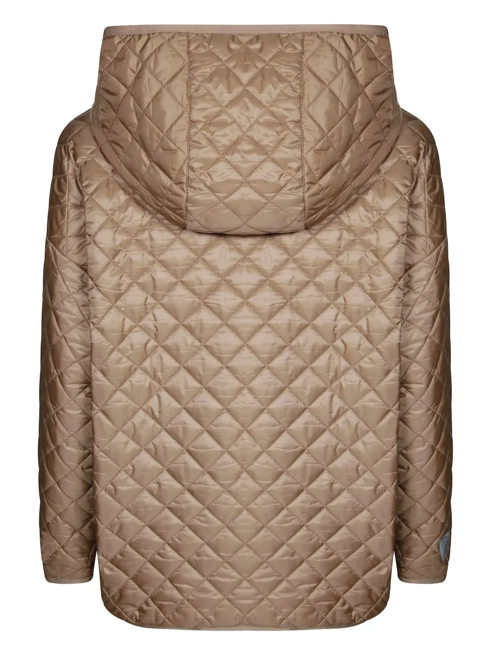 Max Mara Gevoerd jack met capuchon Bruin