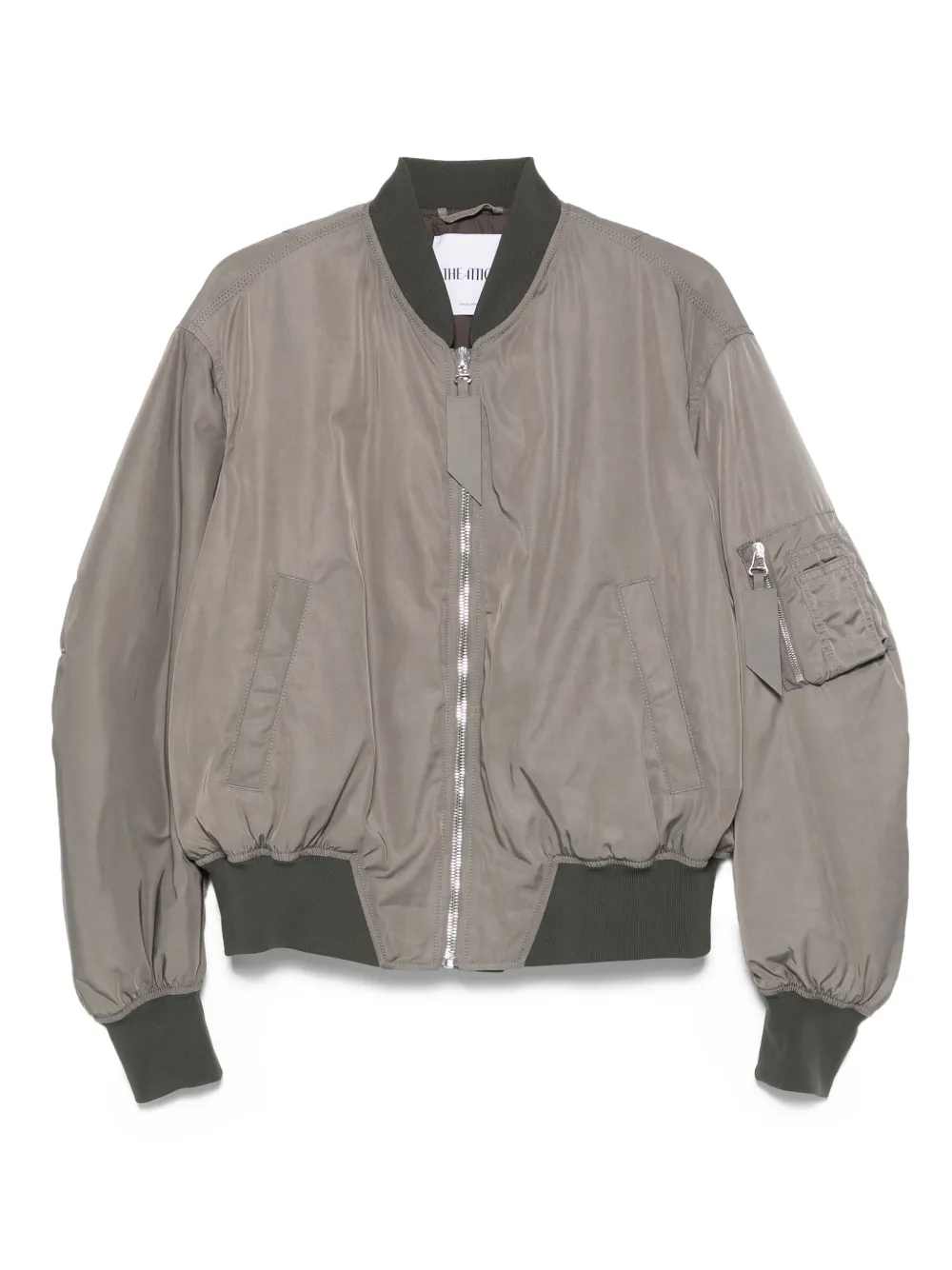 The Attico Bomberjack met rits Grijs