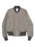The Attico zip-fastening bomber jacket - Grey