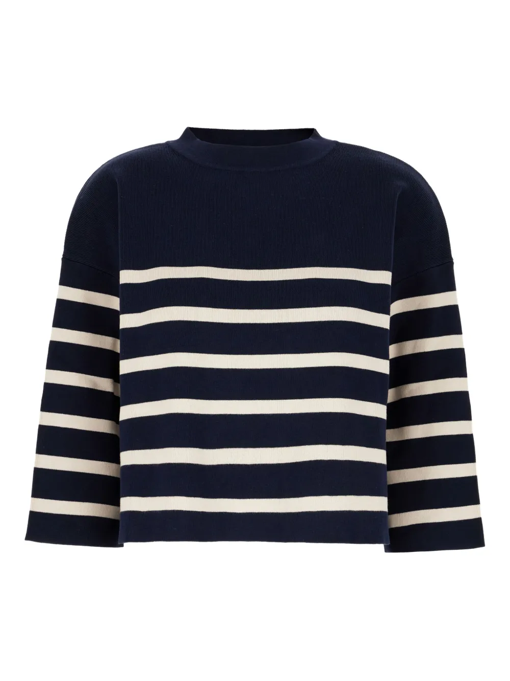 Weekend Max Mara striped rib-knit sweater | Blue | Image 1