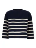 Weekend Max Mara striped rib-knit sweater - Blue