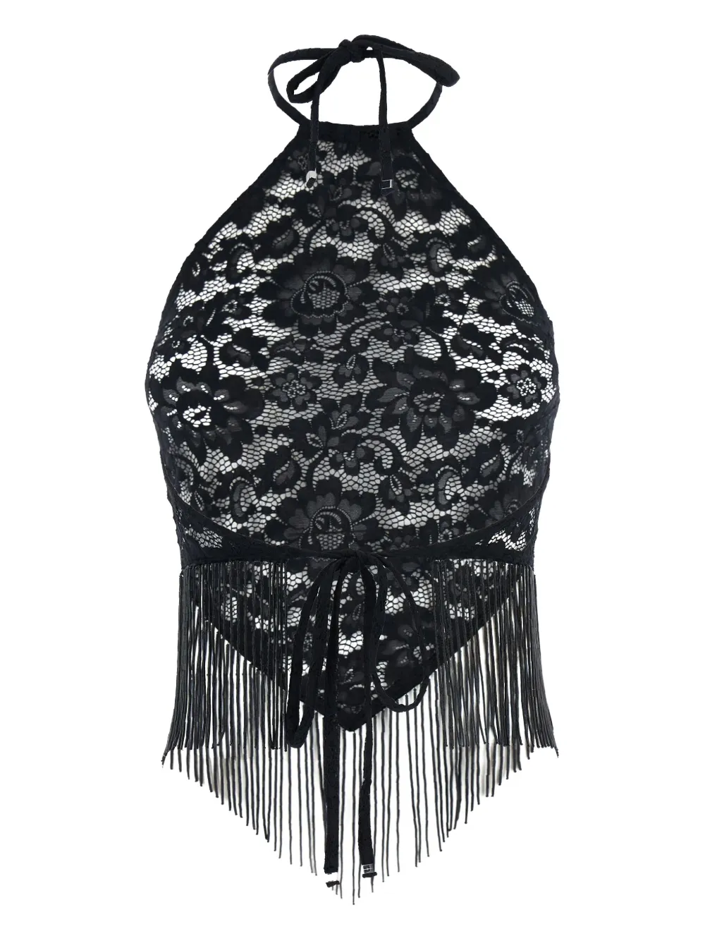 VENUJA lace-panelled halter top | Vests & Tank Tops | Image 2