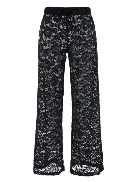 VENUJA floral-lace pants