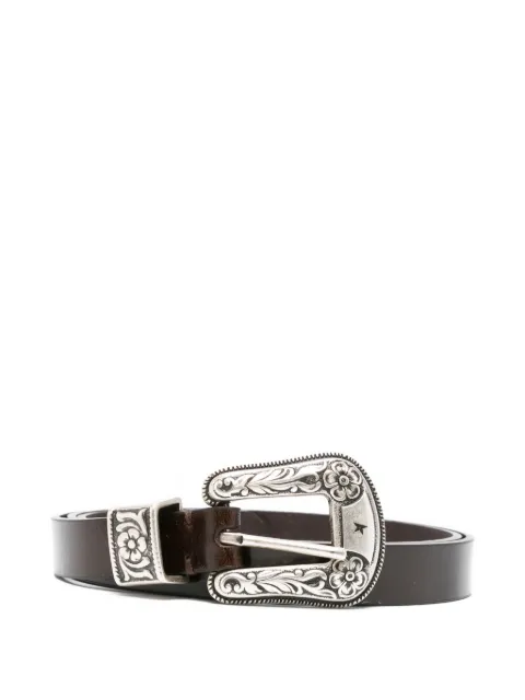 Golden Goose western-buckle leather belt
