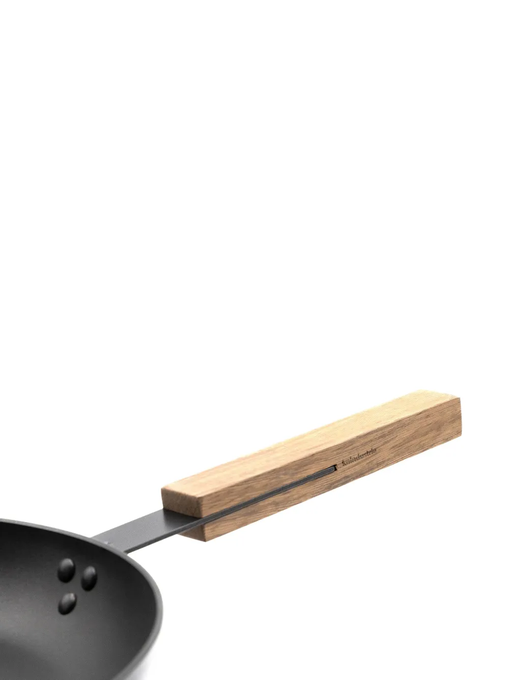 Knindustrie Wooden-handle Frying Pan (32cm) In Black