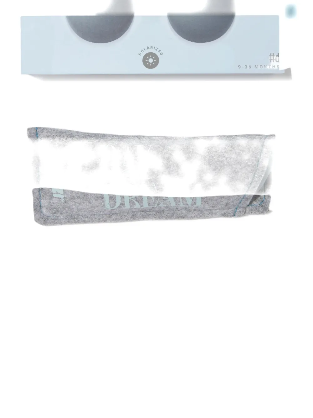 IZIPIZI KIDS #D zonnebril met rond montuur Blauw