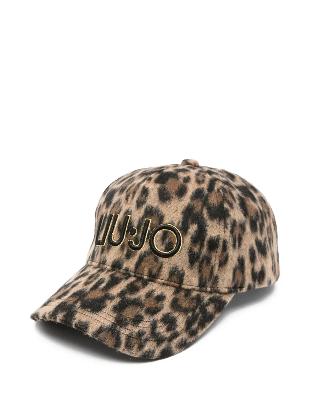 LIU JO leopard-print baseball cap Bruin