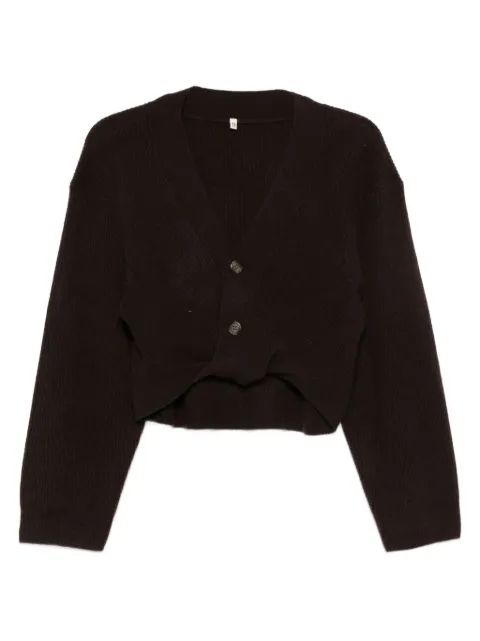 R13 Cardigan com abotoamento frontal
