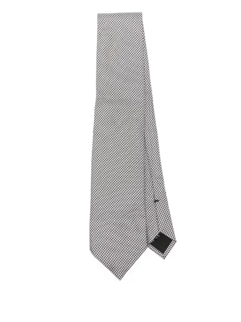 TOM FORD houndstooth-pattern tie