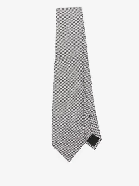 TOM FORD houndstooth-pattern tie