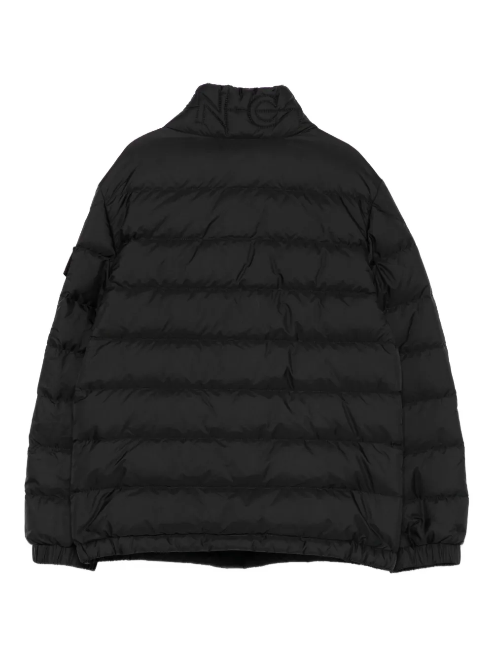 Moncler Enfant zip-up padded jacket Zwart