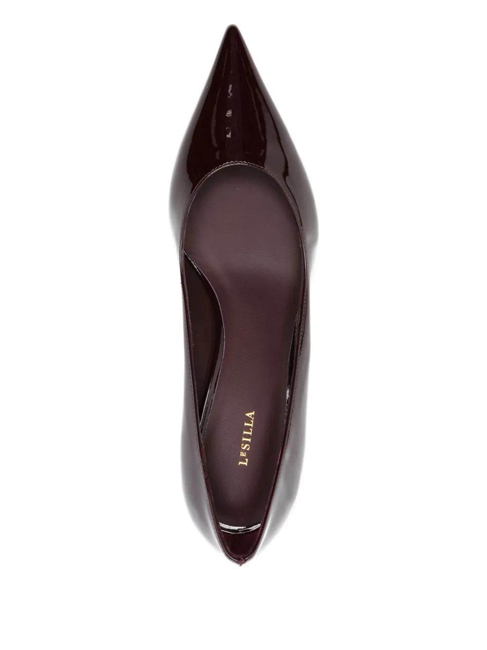 Le Silla 60mm pointed-toe leather pumps Red